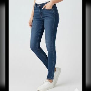 Rio denim Blue Skinny low rise Jeans, size 8
